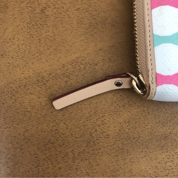 Kate Spade White Colorful Zip Wallet - Picture 4 of 13